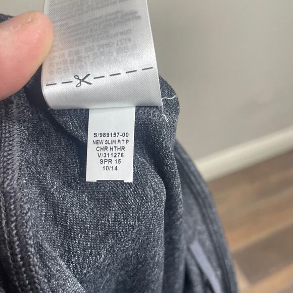 Gapfit XS Activewear Slim Straight Ankle Leggings Pants Gray Stretch - Picture 10 of 11